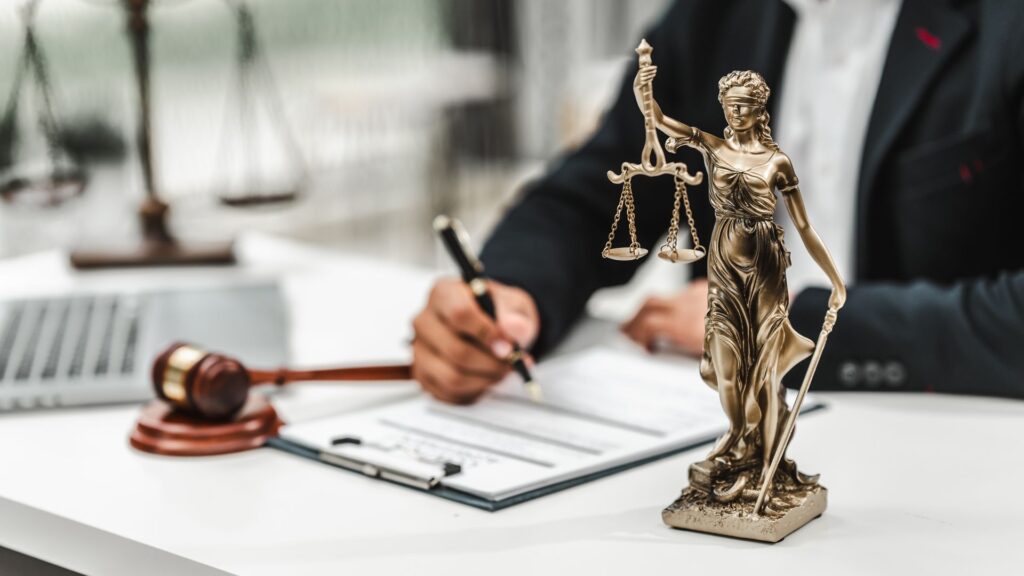 law signing personal injury contract