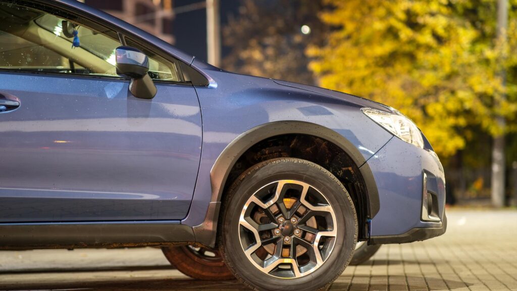Vehicle parked sitting